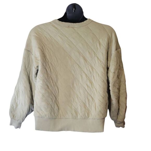 Women’s Universal Thread Green Quilted Sweatshirt Size Large - Picture 3 of 6